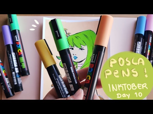 EASY Posca Paint Pens PRO TIP for Mind-Blowing MIXED MEDIA PORTRAITS -  KAREN CAMPBELL, ARTIST