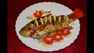 Запечённый в духовке карась Запечённый в духовке карась