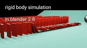 rigid body simulation in blender 2