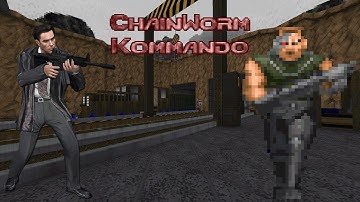 [GZDoom] "ChainWorm Kommando" - MAP03: "Freight Yard" + "Hell From Earth" & "Lethal Doom"
