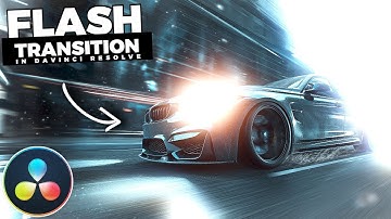 How To Add a FLASH TRANSITION In Davinci Resolve