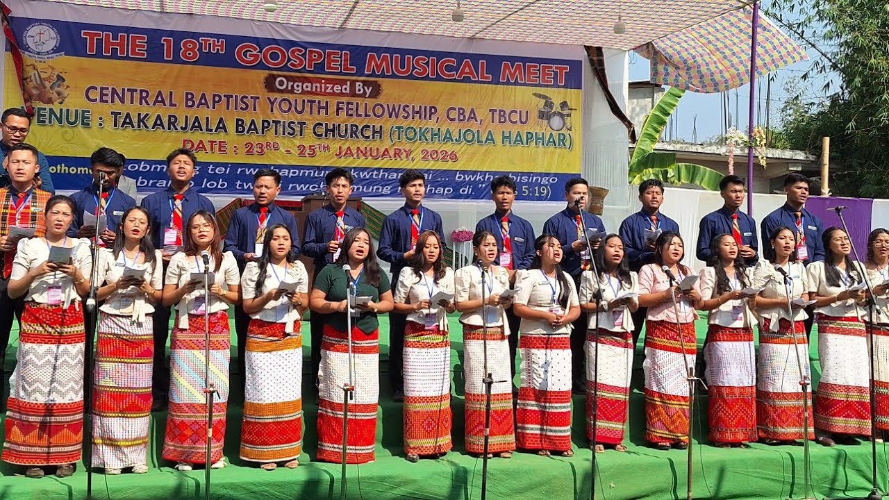 Haath Uthaakar Gaaoonga by CBA Choi || Gospel Music Video || 18th Gospel Musical Meet 2K26