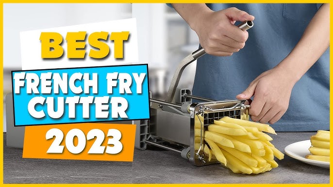 Fstcrt Electric French Fry Cutter, Vertical french fry cutter stainless  steel, Professional commercial and household french fries cutter, Electric