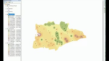 ArcGIS statistical Analysis: Spatial Interpolation (IDW)
