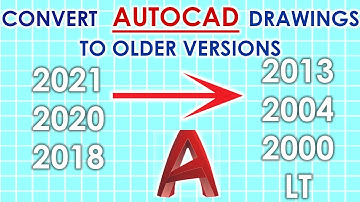 How to Convert AutoCAD drawings to Older Versions 2004, Hindi Tutorial