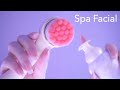 Asmr sleepy spa facial treatment  first person massage peeling cleansing etc  no talking