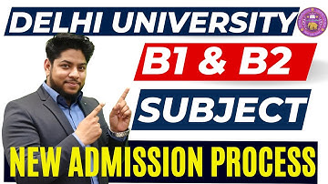 Delhi University B1 & B2 Subject kya hai 🔥#cuet2023 #delhiuniversity