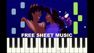 FORGET ABOUT LOVE from The Return of Jafar, Disney, Piano tutorial with free Sheet Music (pdf)