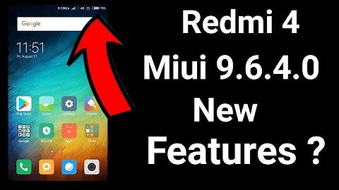 Miui 9.6.4.0 New Features ? | Redm 4 Miui 9.6.4.0 Features | Redmi 4 Stable Update Miui 9.6.4.0