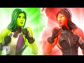 SHE-HULK vs. RED SHE-HULK! (Fortnite Family Feud)