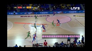 西班牙五人甲組足球聯賽Liga Nacional Fútbol Sala(第20週) - Barça 入球分析