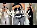 Fall outfits from H&M and ZARA 🍁 #shorts
