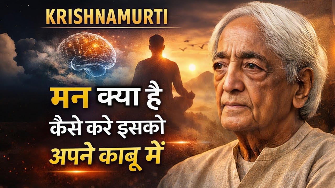  Krishnamurti Reveals the Truth About the Mind | How to Control Your Mind