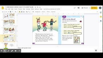 11 HMH MOD 5 WEEK 3 DAY 11 STUDENT SLIDE - Google Slides