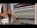 Stephen A.'s list: Top 5 most annoying people in sports | First Take