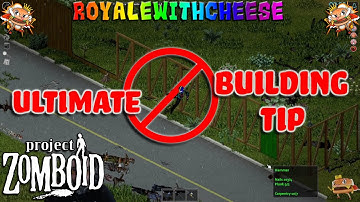 Amazing New Trick To Building Walls! Project Zomboid Pro Tips And Tricks