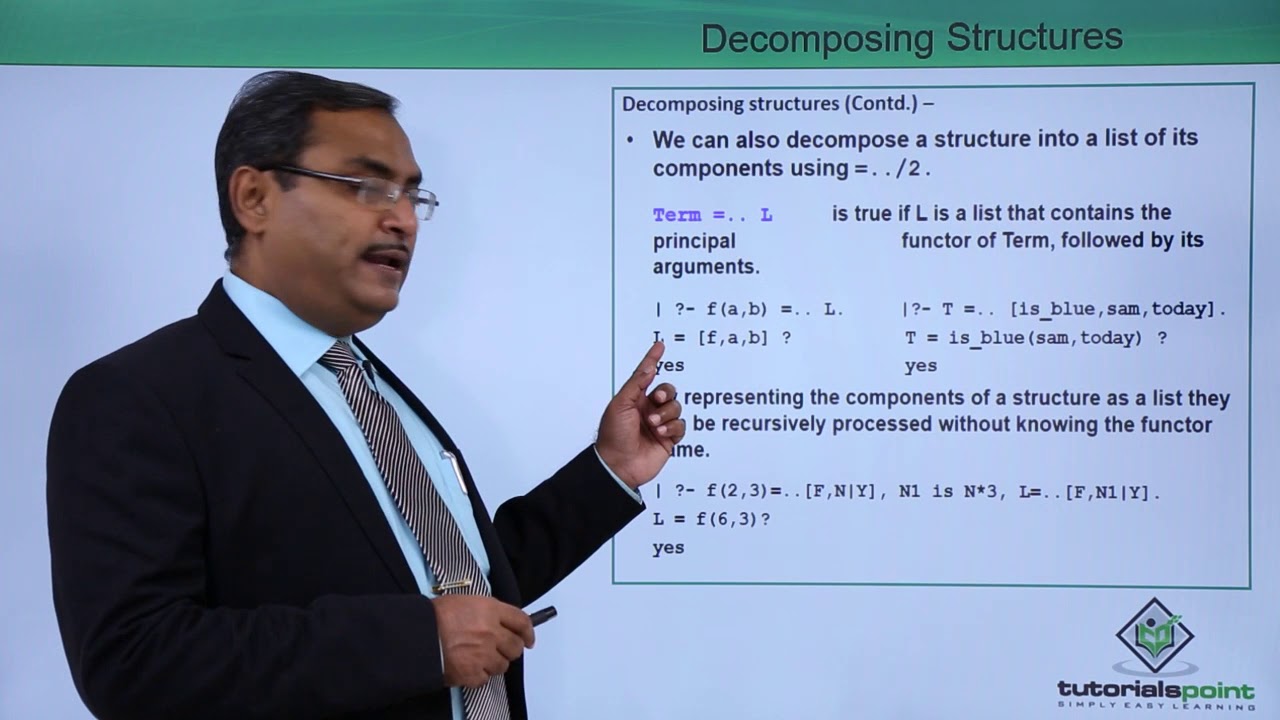 Prolog - Decomposing Structures - YouTube