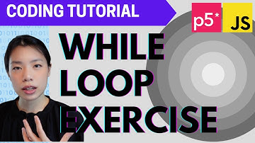 p5.js Coding Tutorial |  Multiple Circles w While Loop