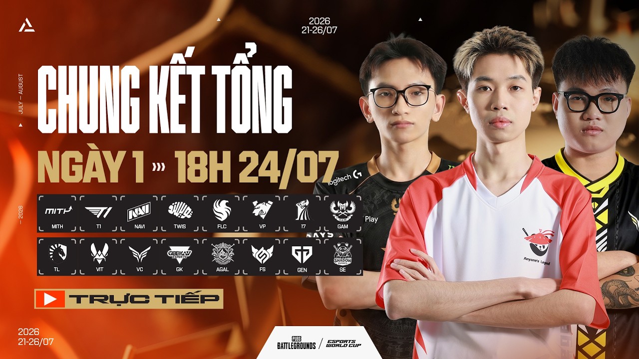 🏆 [EWC 2026] CHUNG KẾT TỔNG - NGÀY 1 | PUBG: BATTLEGROUNDS