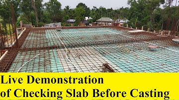 How to Check of Slab Rebar and Formwork before Casting