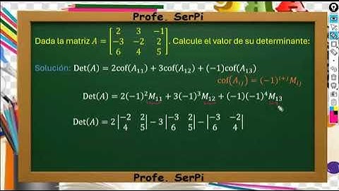 Determinante de una matriz 3x3 usando la calculadora fx-570/991LA