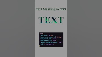 Text Masking in Css #html #css #css3 #csstricks #techno #htmlcss #frontendcourse #frontendcourse