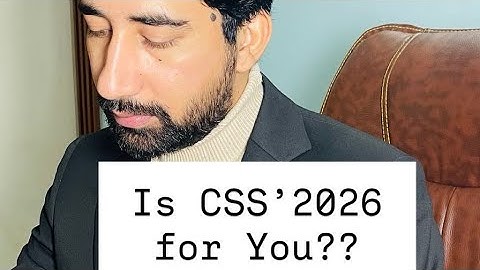IS CSS’2026 for You??