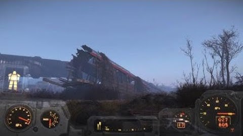Fallout 4 jumping from The Prydwen airship