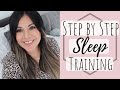 STEP BY STEP SLEEP TRAINING BABY | WATCH ME SLEEP TRAIN MY BABY | FERBER METHOD | 2020