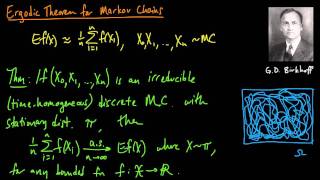 (ML 18.2) Ergodic theorem for Markov chains