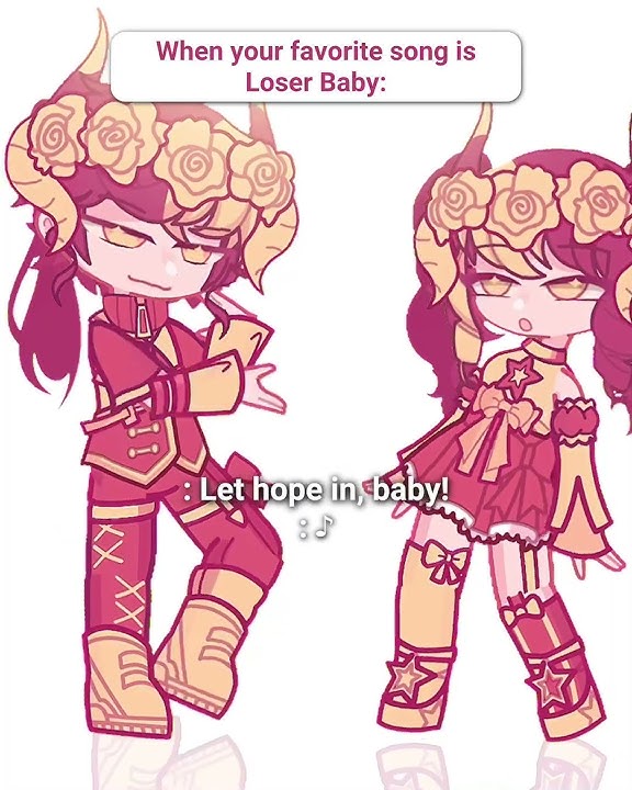💛LOSER, BABY! in gl2💔#hazbinhotel | oc insert | #gacha#animation#trend#trending#gachalife2#dance