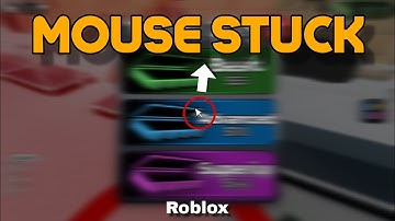 Cursor mouse stuck when on first person, Roblox SOLVED (28 Sec)