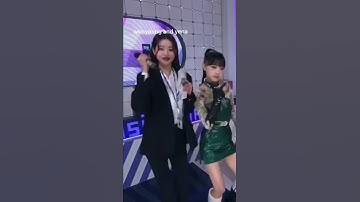 Thumbnail of yuju looked so scared😭                                 #wonyoung #yena #yuju #sunghoon