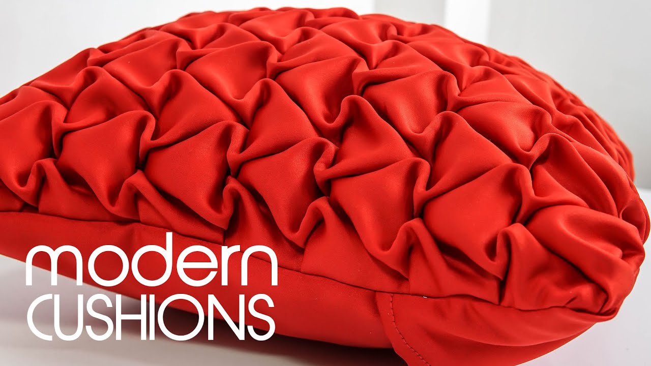 DIY Smocked Cushion with Hearts Canadian Smocking for Home Decor YouTube