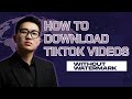 How To Download TikTok Videos Without Watermark