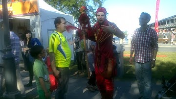 Eureka weirdo trying out physics hover ride.