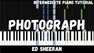 Ed Sheeran - Photograph (Intermediate Piano Tutorial) Resimi