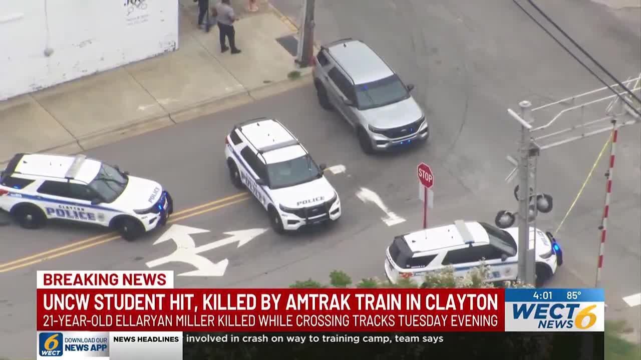 UNC Wilmington student killed after being hit by Amtrak train in ...