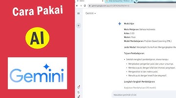 Cara Cepat Hanya Sekali Klik Buat Perangkat Pembelajaran Pakai Gemini AI ~ Tutorial AI
