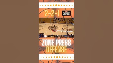 High Shool - 2-2-1 zone press defense