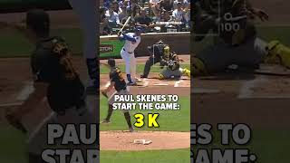 Paul Skenes says "good luck" to the batters he faces 😂 #shorts