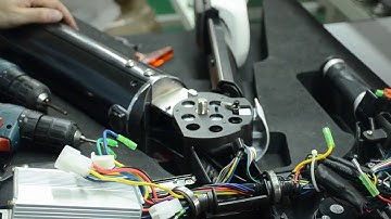 ET-King [Hype Hover-1] Electric Moped Scooter Folding E-Bike Original Factory Disassembly