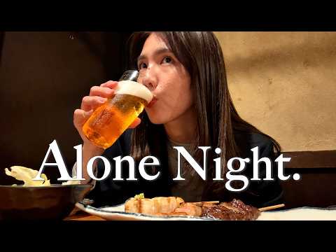 Alone in Tokyo After Work at 26 | 9pm–2am Cozy Night Routine | Stress, Beer 🍺 & Quiet Night