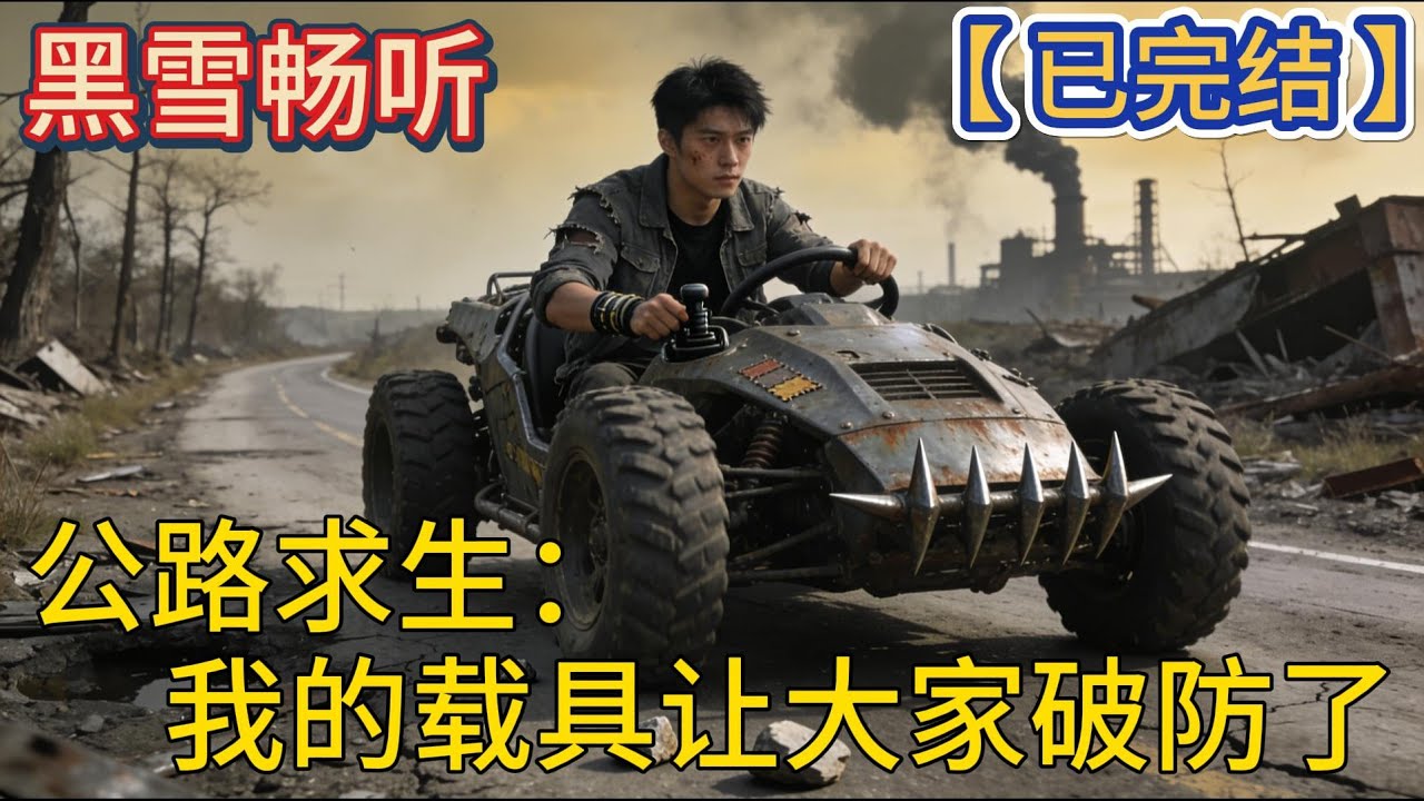 【已完结】🔥《公路求生：我的载具让大家破防了》🔥#囤物资 #穿越 #末世 #科幻 #一口气看完 #有声小说