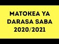 MATOKEA YA DARASA LA SABA 2020 ANGALIA Jinsi Ya Kutazama MATOKEO YA DARASA LA SABA 2020 2021 NECTA 