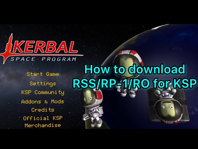 How To Download & Install MODS For KSP (RSS/RP-1/RO) - YouTube