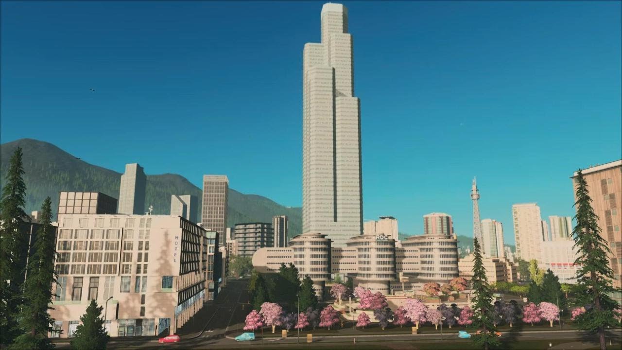 Walnutville Office Block 🏢 - Montana #42 - Cities: Skylines Remastered