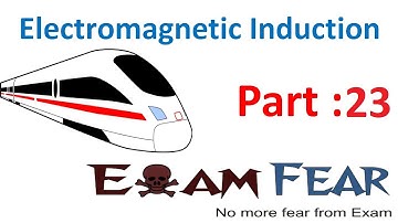 Physics Electromagnetic Induction part 23 (Examples, Numericals) CBSE class 12