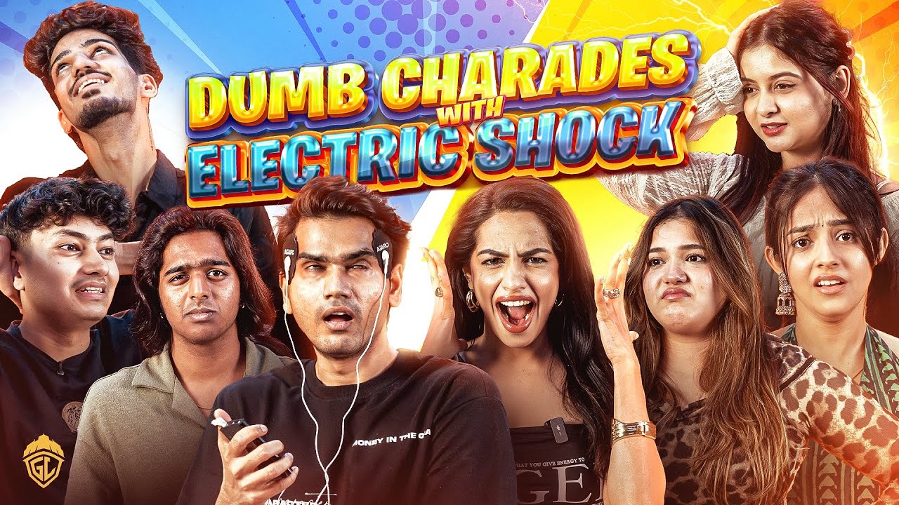 Every Wrong Guess = Electric Shock 😵 | Dumb Charades Challenge