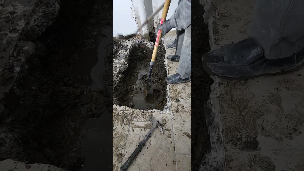Removing old building P-trap 